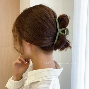 极速Korean elegant graceful largeC grip back head hairpin ha