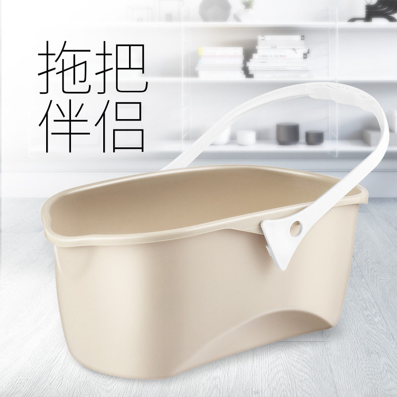 极速扁形塑料桶手提桶水桶清v洁桶钓鱼桶椭圆桶提桶无盖胶棉拖把
