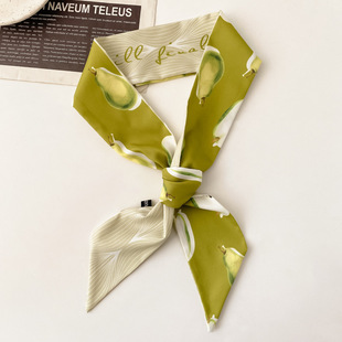 极速Satin Ribhbon Hair Bands Retro Square Scarf Women New Fa