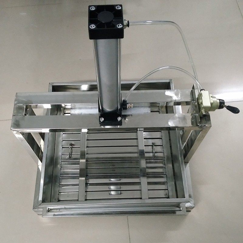 极速定做b气压豆腐压榨成型机气动压干机压制机压平机压糕点相册