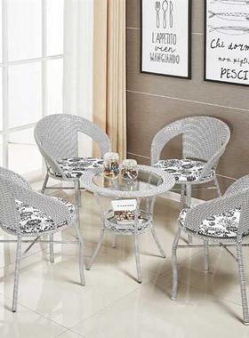 极速Table three sets orf desks and chairs balcony chair livi