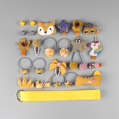 极速24pcs / set of hair accessoriesF fashion cute hairpin gi