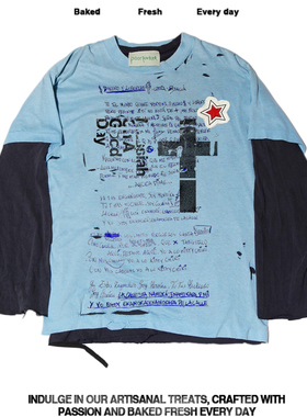 MELANIN 黑色素刺青 欧美高街男女宽松vibe亚文化两件套长袖T恤