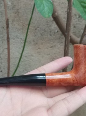 意大利进口石楠木根实木手工中小号直斗烟囱经典款烟斗3-9MM烟道