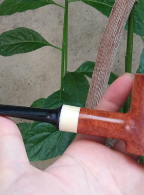 意大利石楠木手工实木中号桌斗雷神之锤子 直式桌斗烟斗9MM送配件