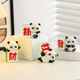 卡通Panda熊猫快乐麻将桌面摆件创意发财送人小礼物汽车中控装 饰