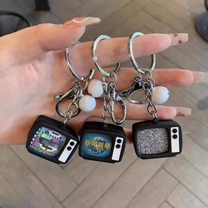 能放画面的电视机钥匙扣