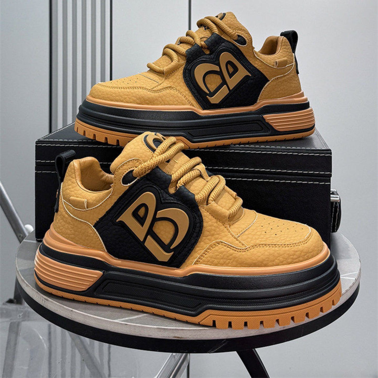 正品男鞋2026冬季新款真皮厚底板鞋隐形内增高鞋子男士运动休闲鞋,流行男鞋,时尚休闲鞋,淘宝优惠券,粉丝福利购,淘宝优惠卷