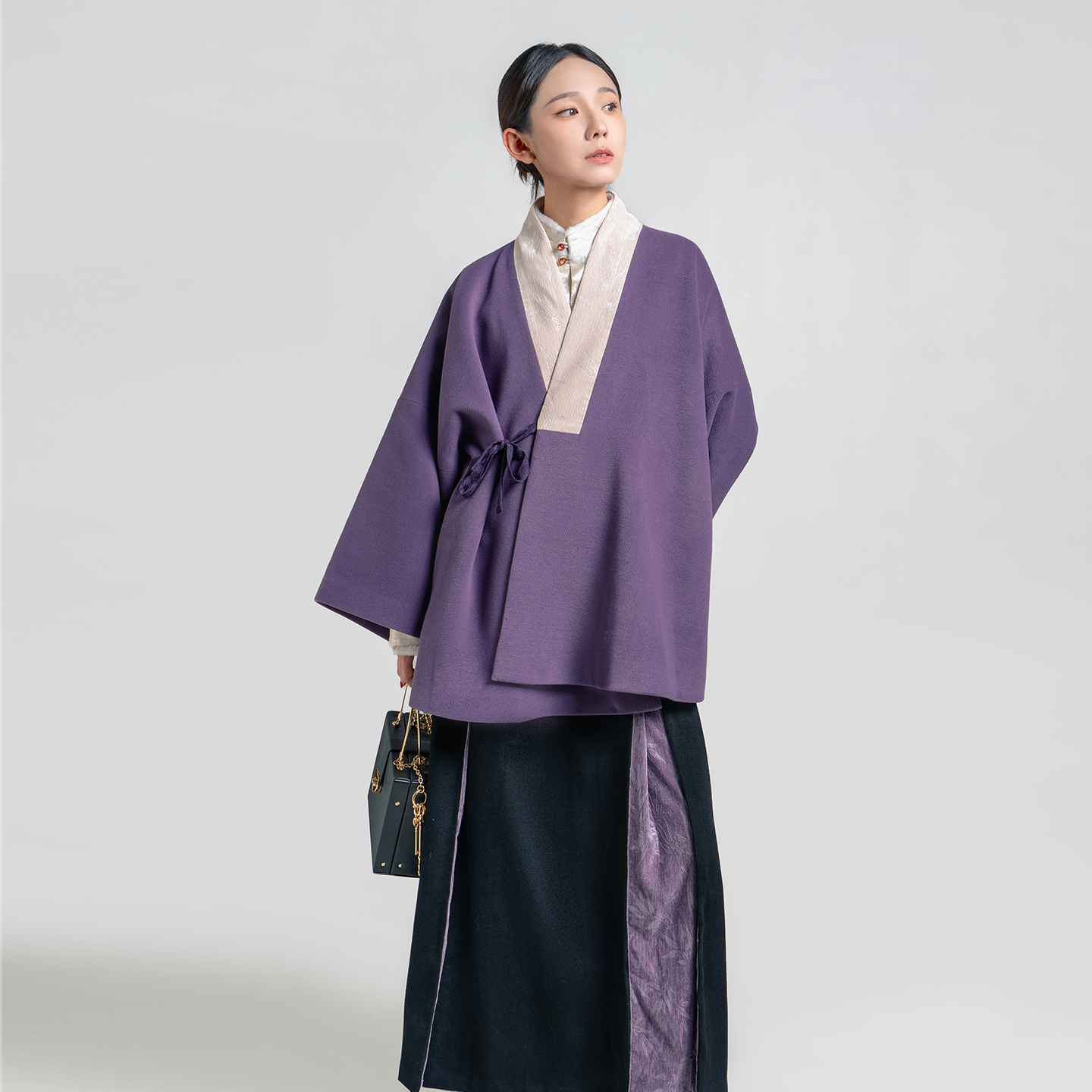 知则通勤汉服国风套装适合小个子