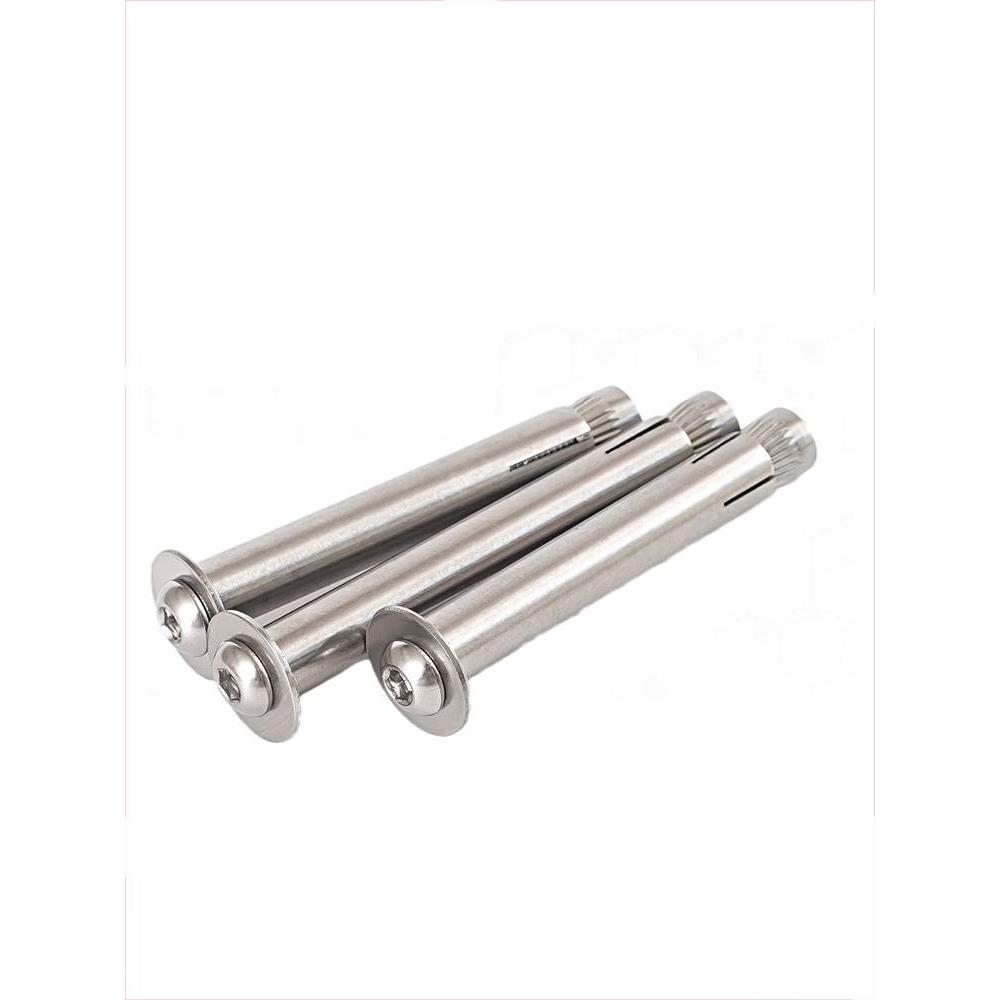 304/201不锈钢盘头内六角膨胀螺丝半圆头内六角内膨胀螺栓内爆M6