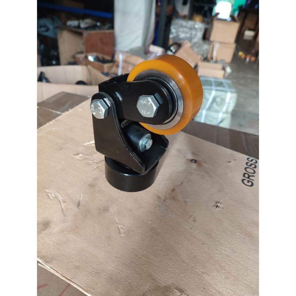 中力电动搬运车大金刚小金刚万向平衡轮总成80*30PU轮