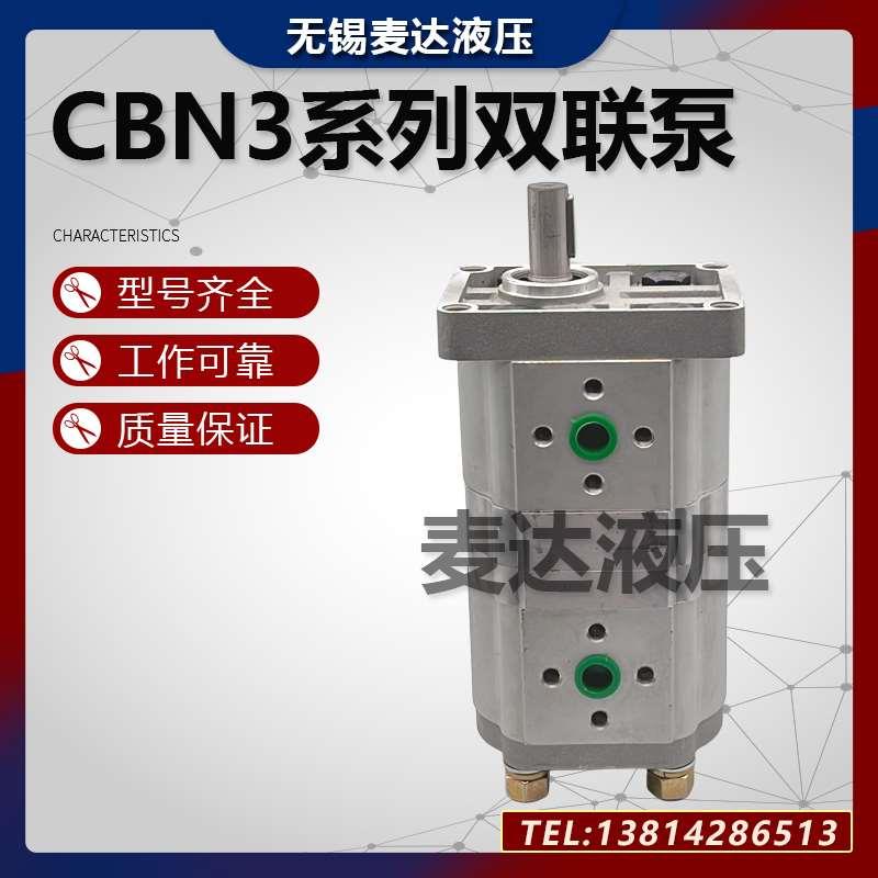 液压齿轮油泵高压CBN/CBT-G316/316 F314/306 F320/310双联齿轮泵