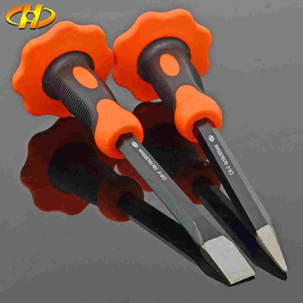 华丰巨箭石工凿钳工锋钢凿子尖扁平合金钢凿铁专业石工凿字 錾子