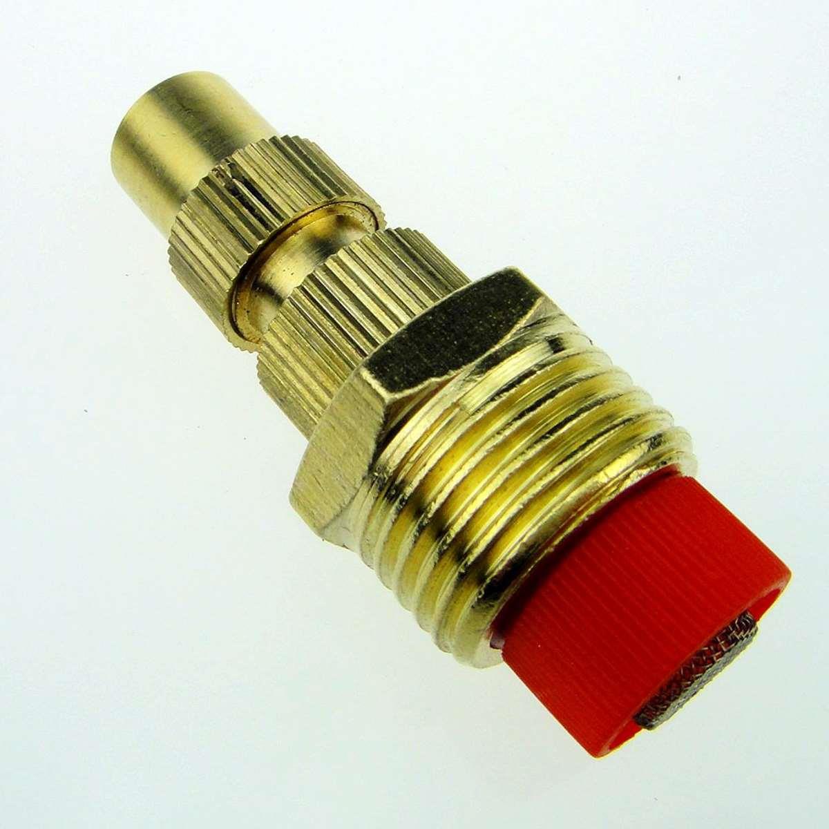 全铜可调高雾化喷头屋顶降温除尘浇花洒水器灌溉草坪喷头雾化微喷