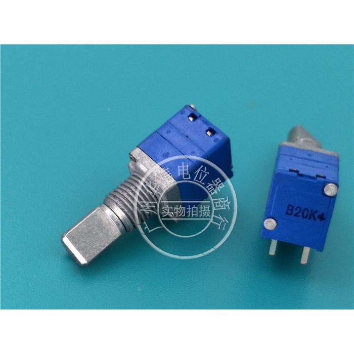 RK097N 9011单联带开关电位器B20K 柄长15MMF