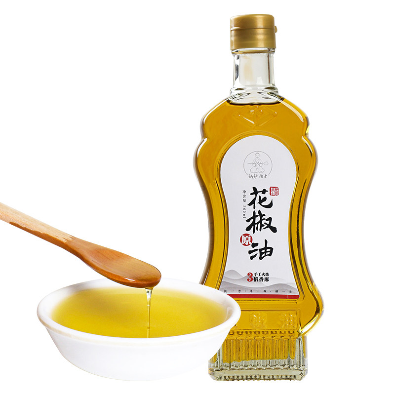 锅铲居士花椒油260ml四川特产家用凉拌麻油汉源特麻麻椒油藤椒油