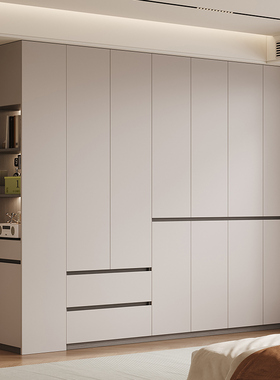 莫干山衣柜家用卧室分段式组合柜子2025新款爆款定制一门到顶衣橱