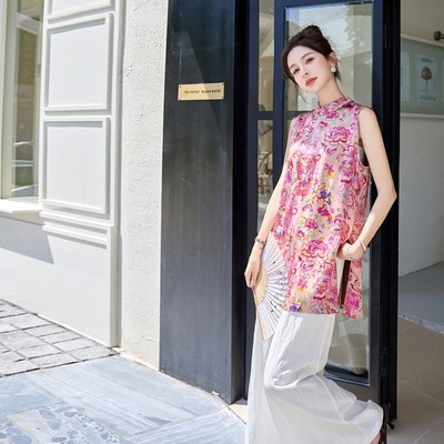 大量现货 主推爆款国风上衣新中式2D044-771-P155-K235-单上衣80