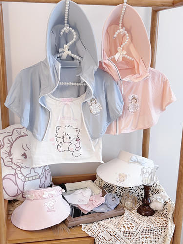 绵羊商店mikko联名防晒披肩帽