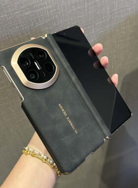 「秒变X7】适用华为matex6手机壳镜头全包羊巴皮超薄保护套matex5典藏版防摔心系天下外壳X6先锋版真皮后壳X3