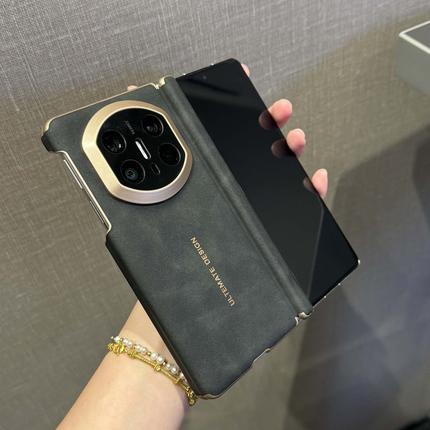 「秒变X7】适用华为matex6手机壳镜头全包羊巴皮超薄保护套matex5典藏版防摔心系天下外壳X6先锋版真皮后壳X3