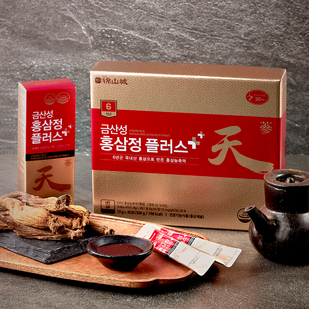 韩国锦山城6年根高丽参膏口服液(人参皂苷高达30mg/条)