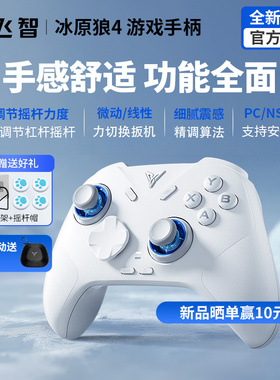 飞智冰原狼3/4游戏手柄霍尔摇杆switch手柄steam电脑PC安卓手机映射原神蓝牙无线游戏手柄类xbox黑神话丝之歌