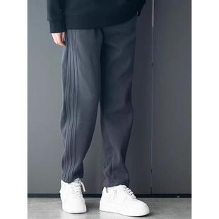 冬季 裤 重磅长宽松运动裤 加厚春秋男士 子 直筒2025加绒新款 休闲卫裤