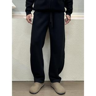 长裤 男工装 冬季 宽松潮流休闲裤 简约垂感 弯刀美式 裤 卫裤 男士 新款