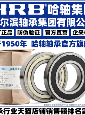 HRB 哈尔滨轴承旗舰店 6300 6301 6302 6303 6304 - ZZ 2RZ P5