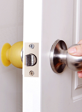 球形门手套锁圆zjd33221把形垫锁防撞免钉吸盘门吸防缓冲消音门碰