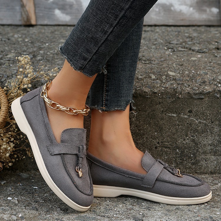 New Women Loafers Slip on Ladies Flats Shoes Brand Spring Au