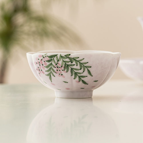 手绘紫藤花碗杯小茶杯女士个人专用主人杯陶瓷功夫品茗杯单杯喝茶