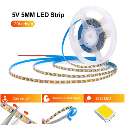 2835裸板灯带一灯一剪5V可DIY