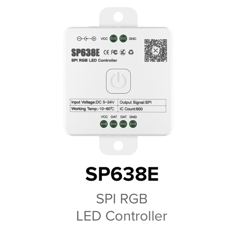 sp638E蓝牙幻彩RGB灯控制器七彩