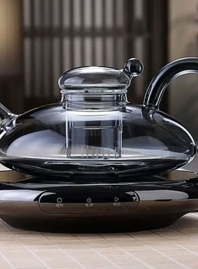2026新款小坐Z8电陶炉煮茶器1300W家用小型超薄玻璃壶电茶炉茶具