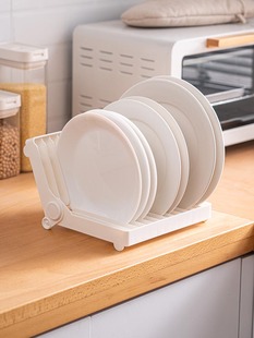 日式 厨房餐具沥水架收纳架特大号碗架带盖碗碟架碗筷置物架收纳盒