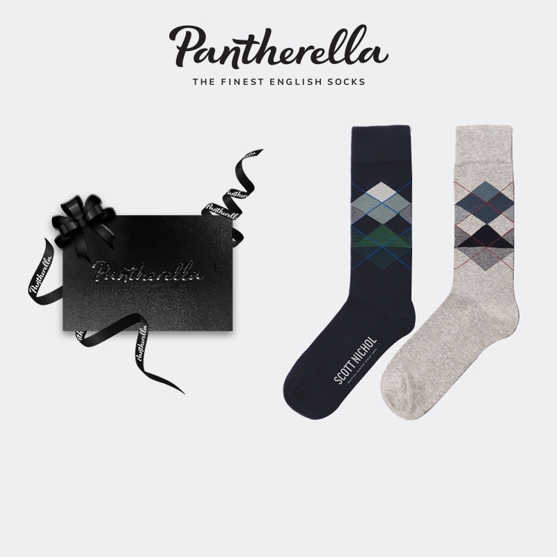 英国有机棉中筒袜男休闲时尚