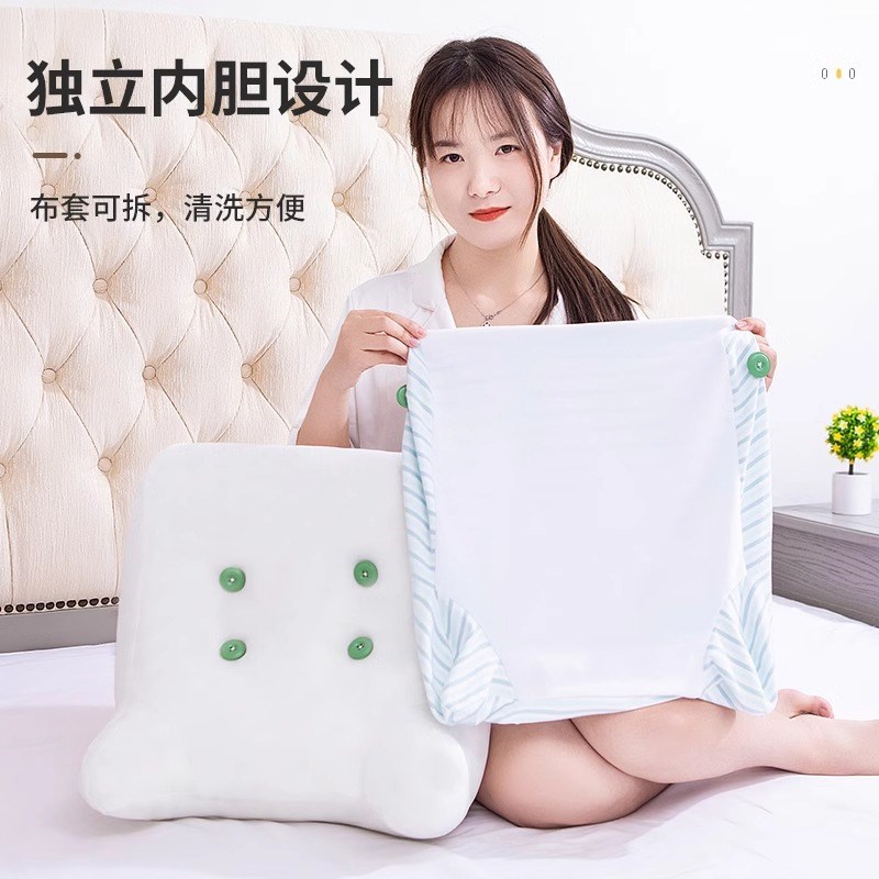 速发靠枕床头靠垫软包大靠背床上腰靠老人护腰神器飘窗沙发抱枕可