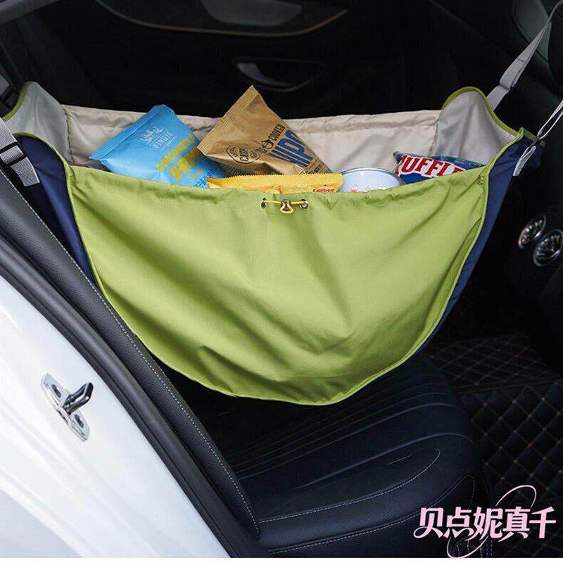 速发汽车侧窗超大容量储物袋买菜车内后排椅背挂袋车载零食包