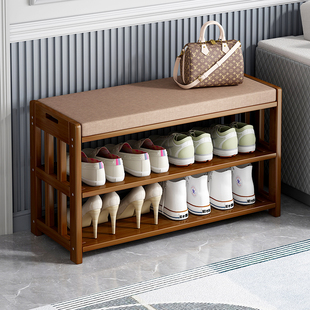 速发换鞋凳家条门口可坐鞋柜坐凳一体穿鞋凳长用凳进门户入鞋架创