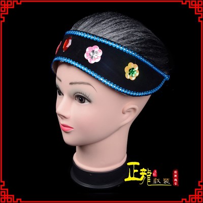 速发正龙戏装老京剧戏曲头头套 旦媒婆套老太婆假发穷 老旦头套