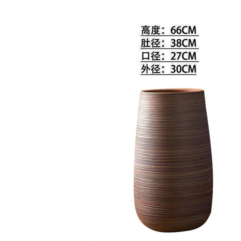 速发北欧现代简约大口径落地绿植花盆室内装饰植物景德镇陶瓷花瓶