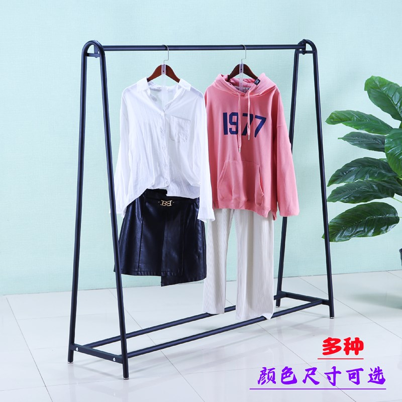 速发简易服装店专用落地式挂衣架展会场卖婚纱展示陈列货架