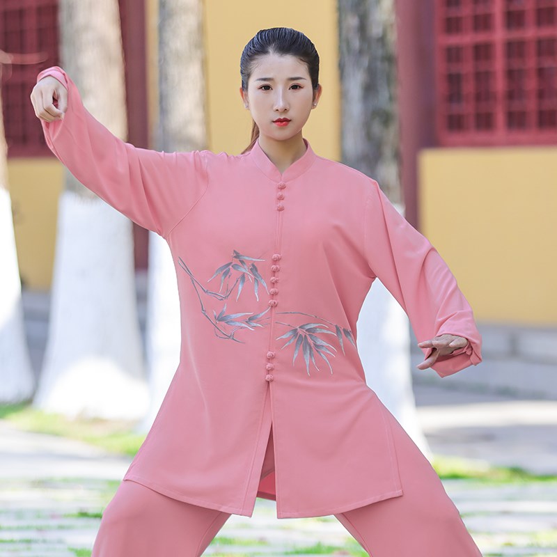 速发2024新款时端太极服装太极拳比赛表演练功服装春