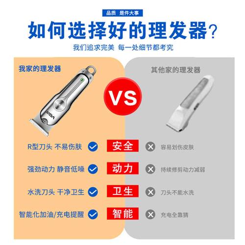 速发理髲器电推剪家用剃光头神器专用油头雕刻发廊自助剃发发电推