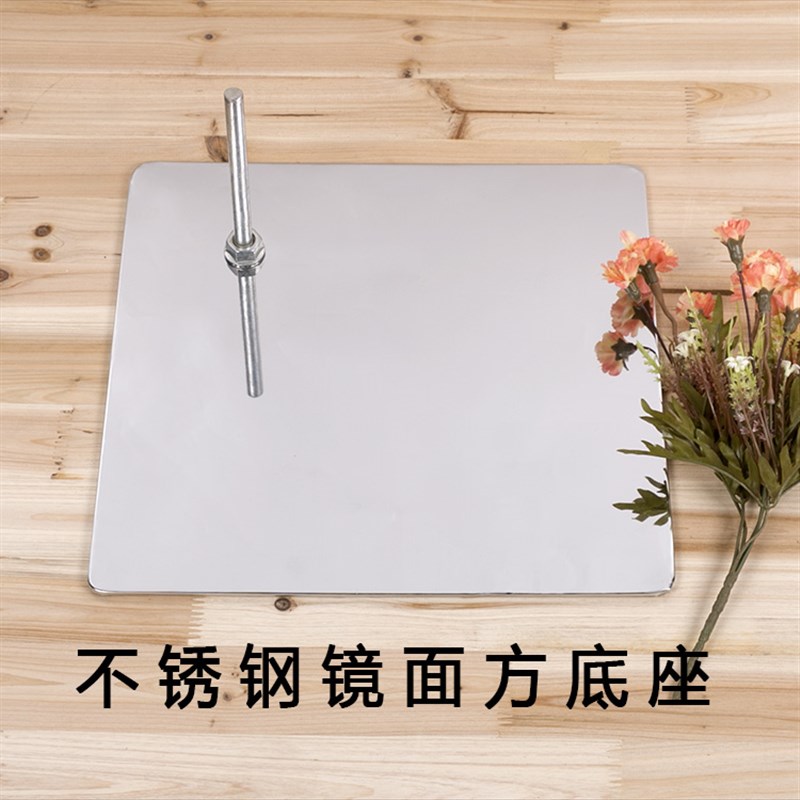 速发服装模特道具男假镜人厚加面玫瑰金黑钛金哑光方形不锈钢底座