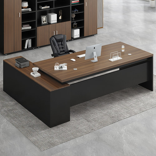 速发办总桌简约公裁主管经理桌子板公室家具桌椅组合大班台老办桌