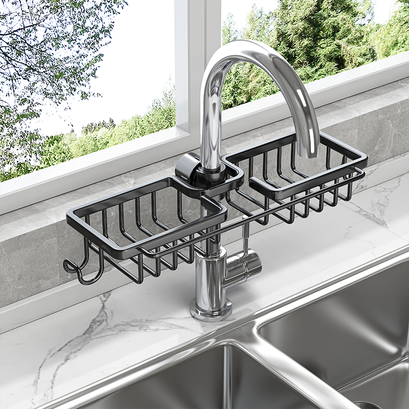 速发厨刷置百架海绵房物洁布抹布收纳架洗碗洗菜池水槽架沥水篮