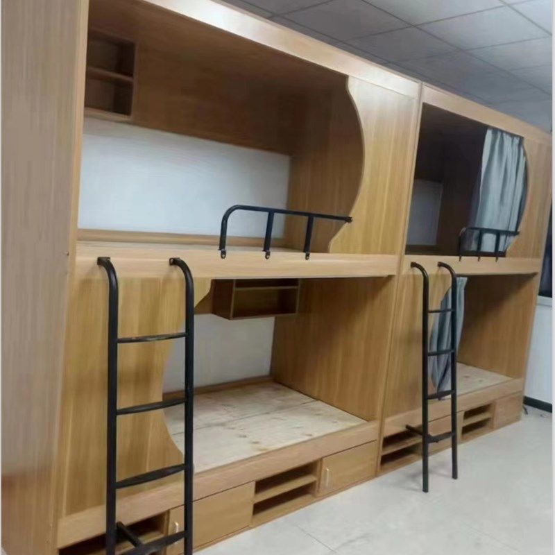 速发太空舱学生下舍实木高低铺上宿床员工公寓简约小户型上下铺双,商业/办公家具,学校双层床/宿舍床,淘宝优惠券,粉丝福利购,淘宝优惠卷